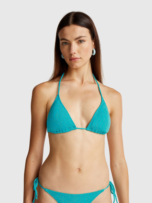 Triangle de plage rembourré imprimé animal Femme