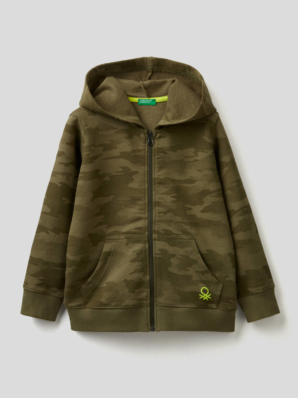 Felpa camouflage 100% cotone image number 1
