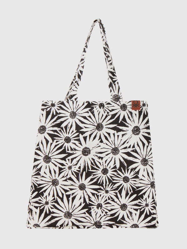 Shopping bag a fiori Donna