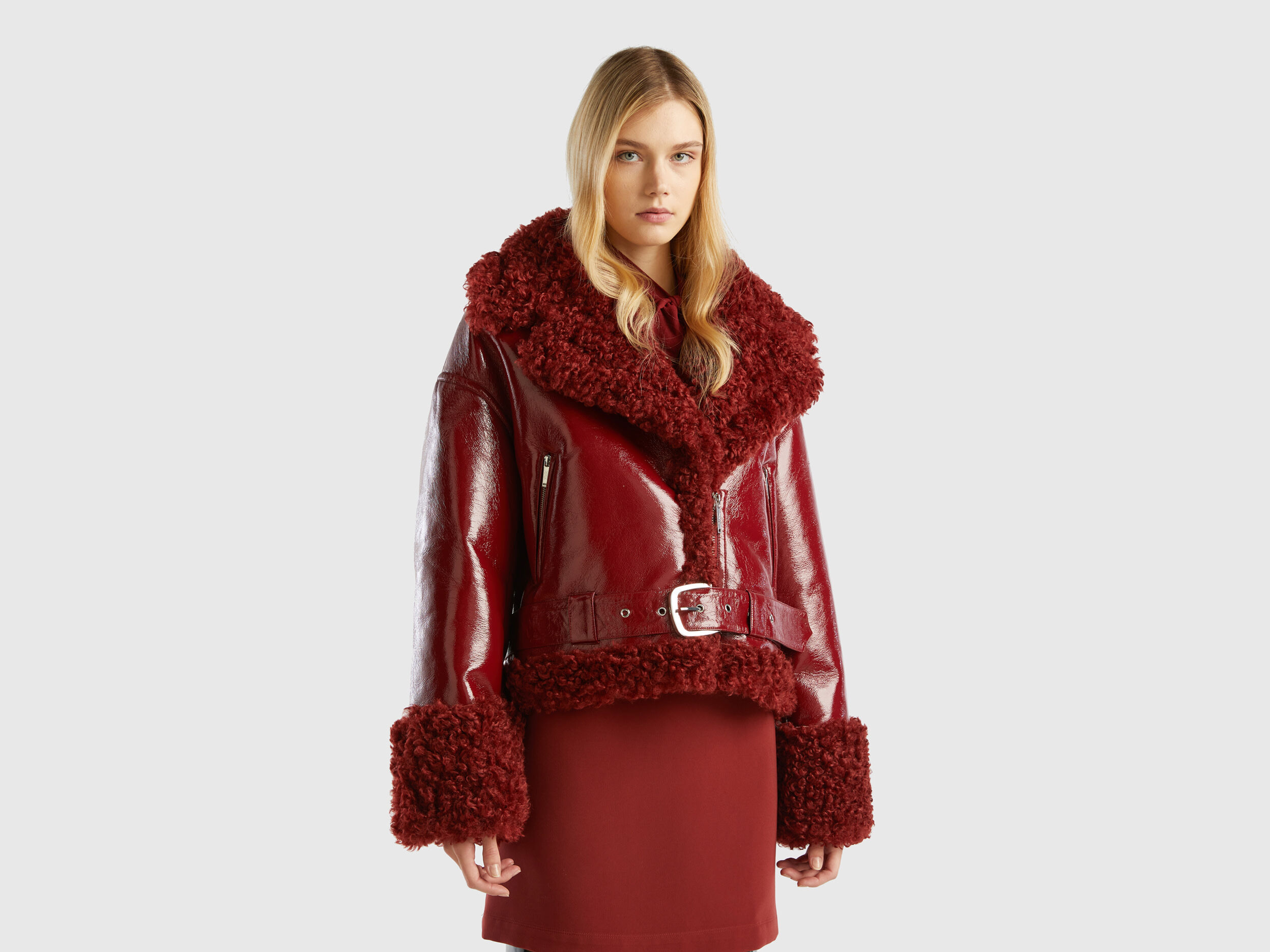 Benetton pelliccia best sale