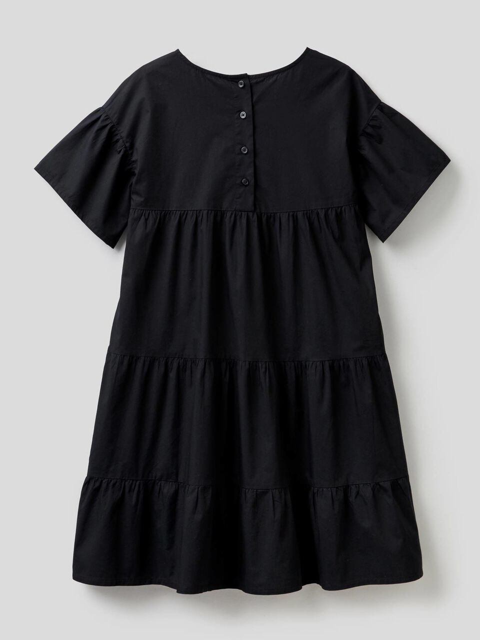 Weites Kleid aus 100% Baumwolle mit Rüschen image number 2