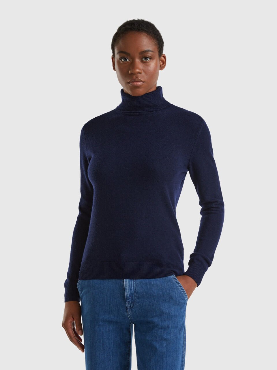 Pulls Col Montant Laine M rinos Femme 2024 Benetton