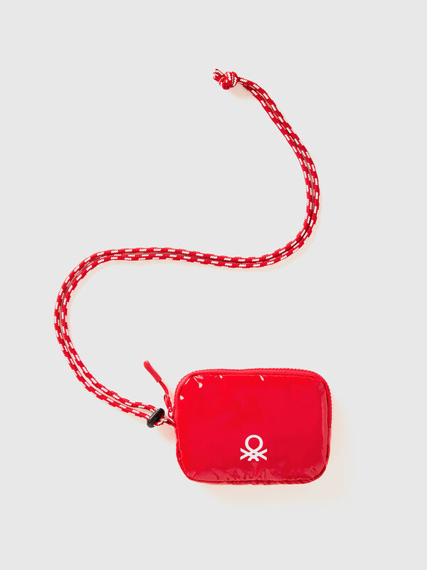 Münztasche mit Logo