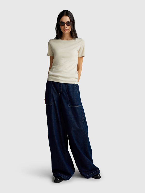 T-Shirt mit normaler Passform Damen