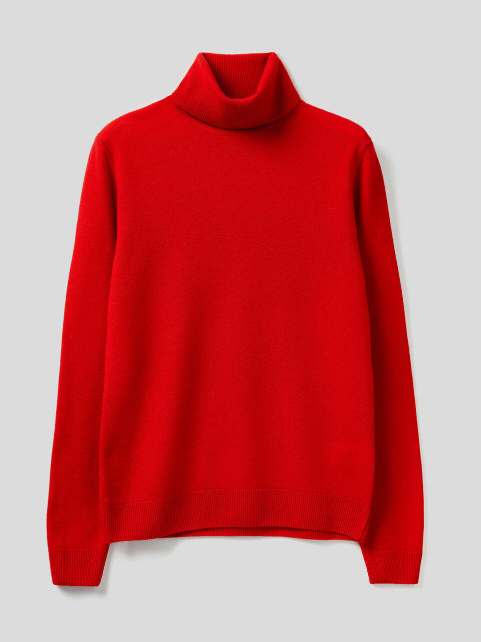 Pull chaud col roulé en pure laine vierge image number 1