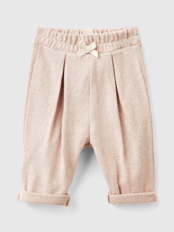 Sweathose mit Lurex Newborn