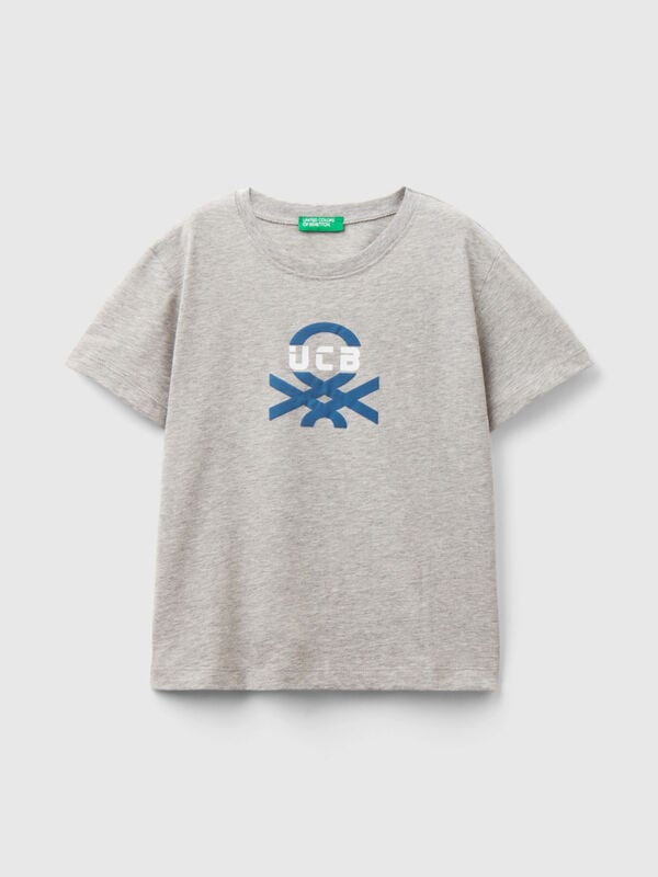 T-shirt 100% cotone bio con stampa Bambino