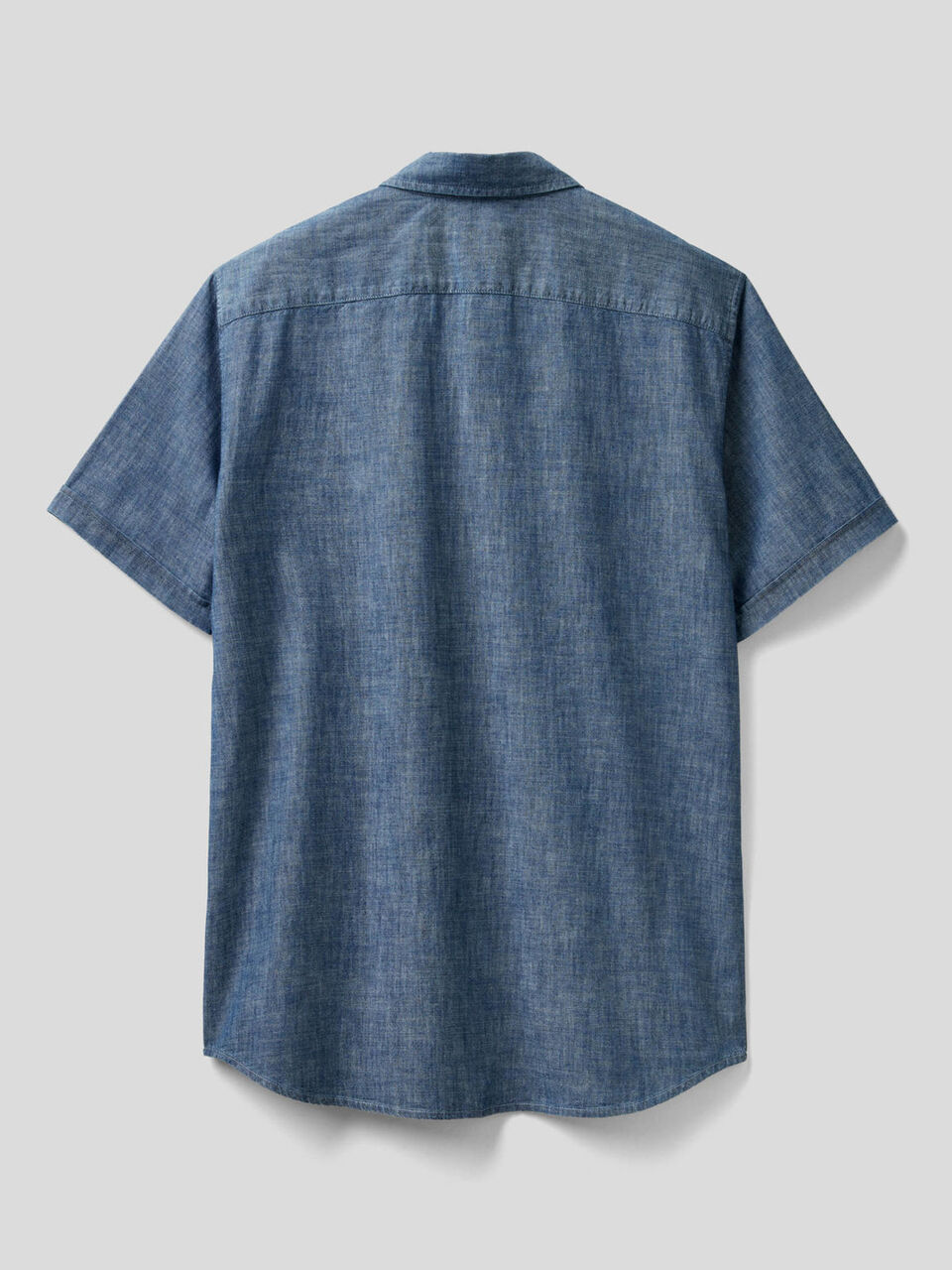 Chemise effet jeans à manches courtes image number 2