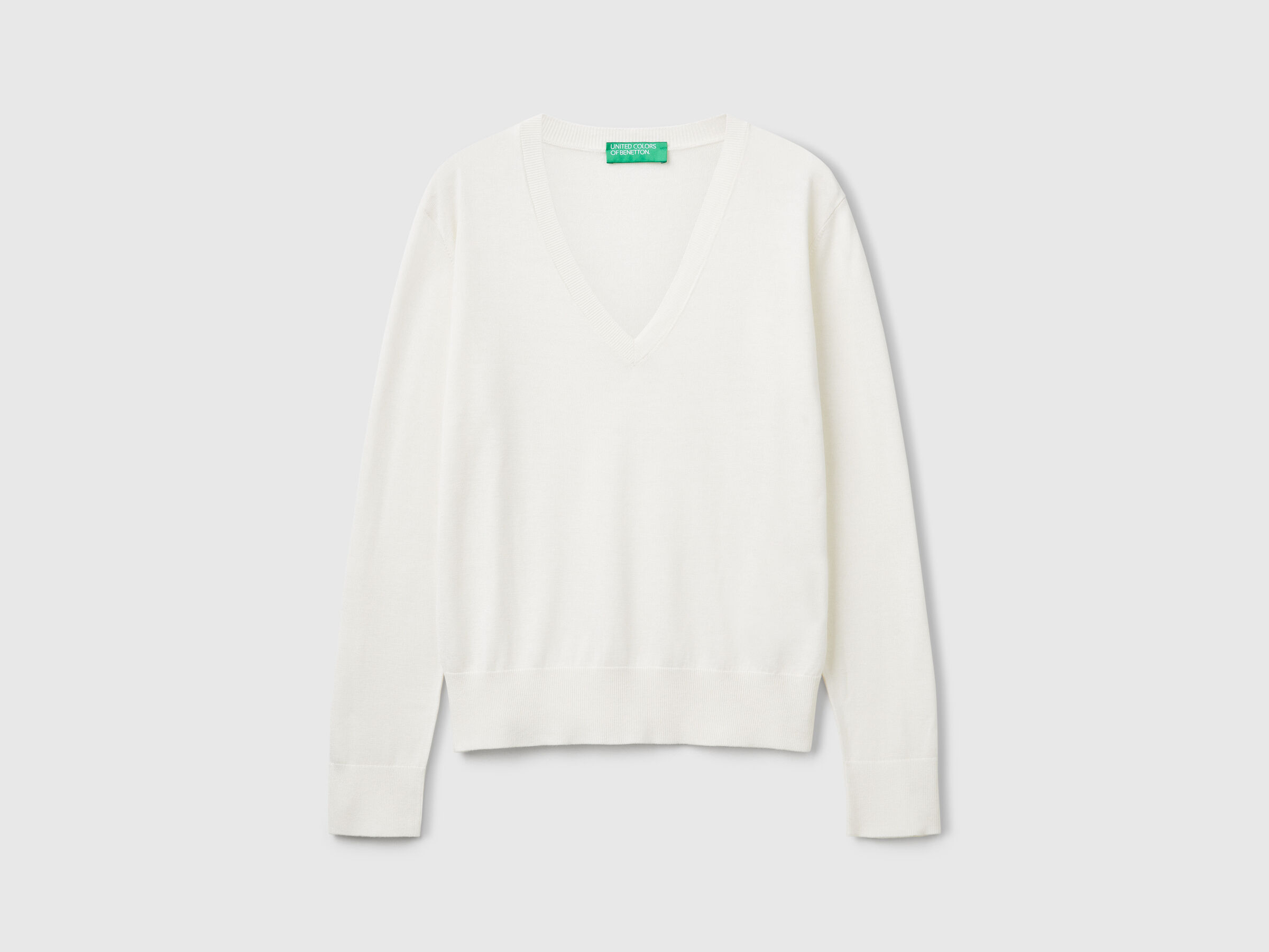 V NECK SWEATER L/S Femme image number 3