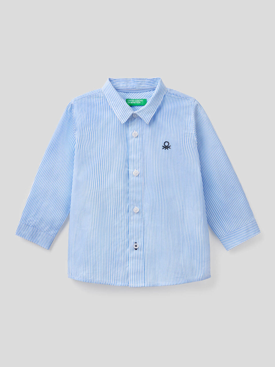Shirt in pure cotton image number 1