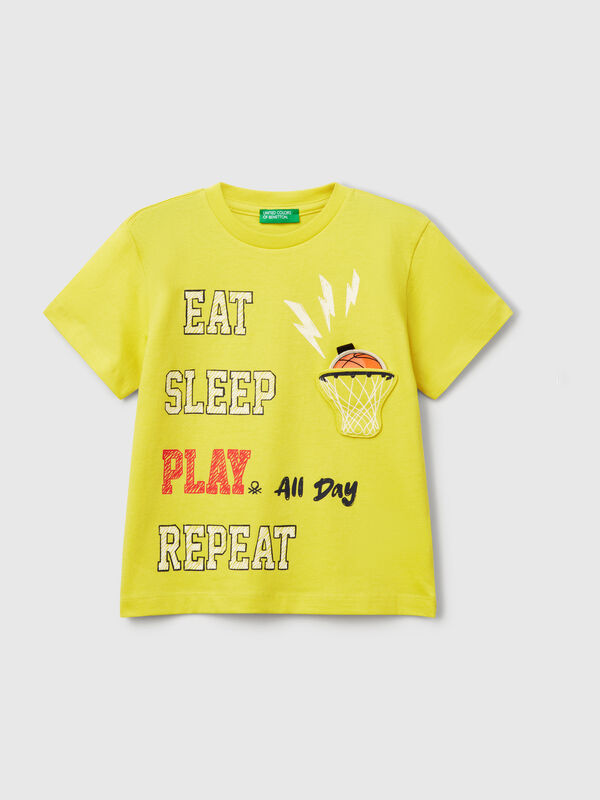 T-shirt avec application Garçon