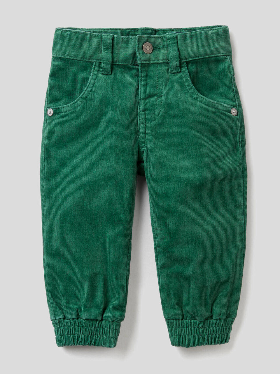 Stretch cotton velvet pants image number 1