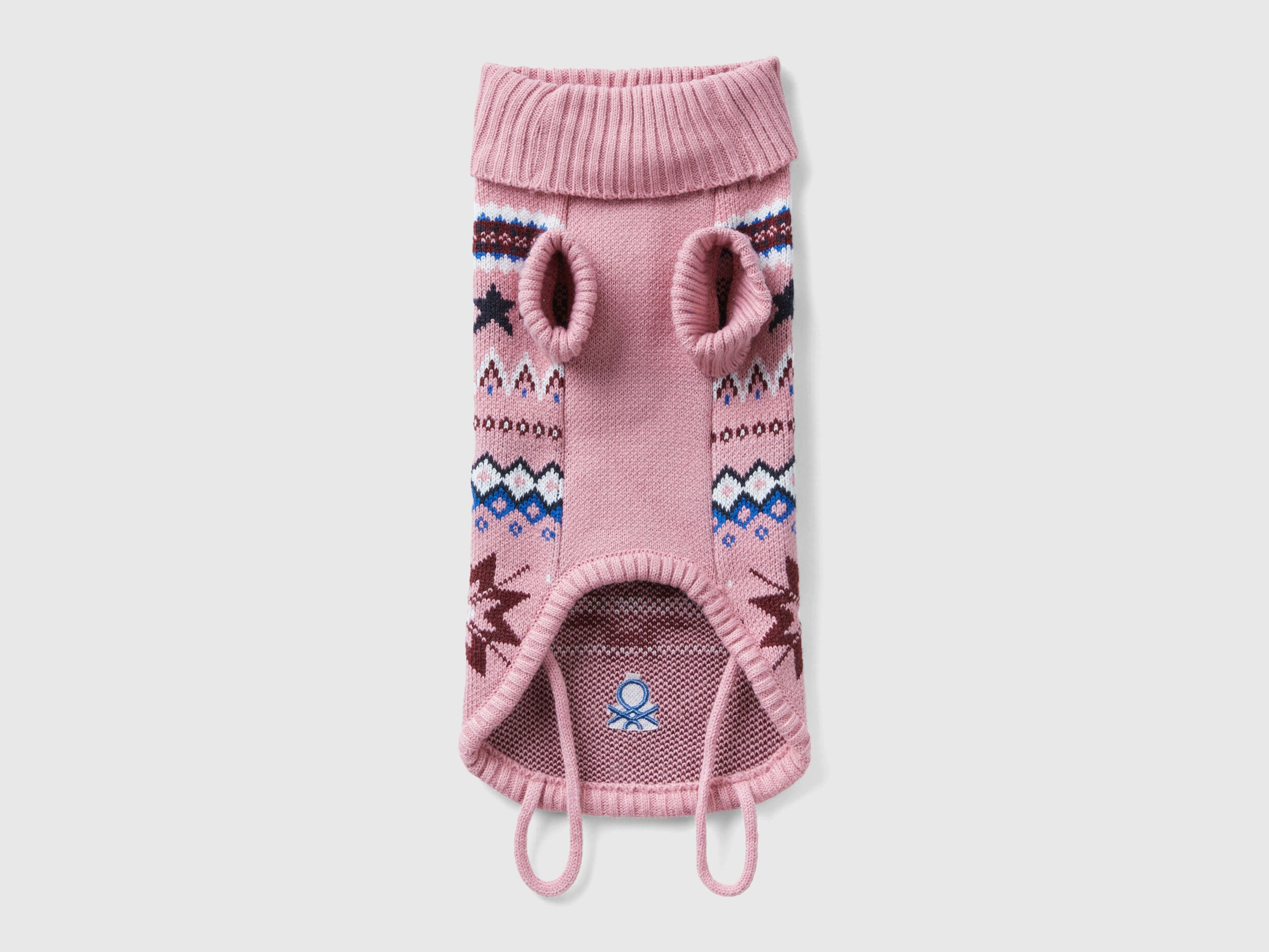 Pink sweater for dogs - Pink | Benetton