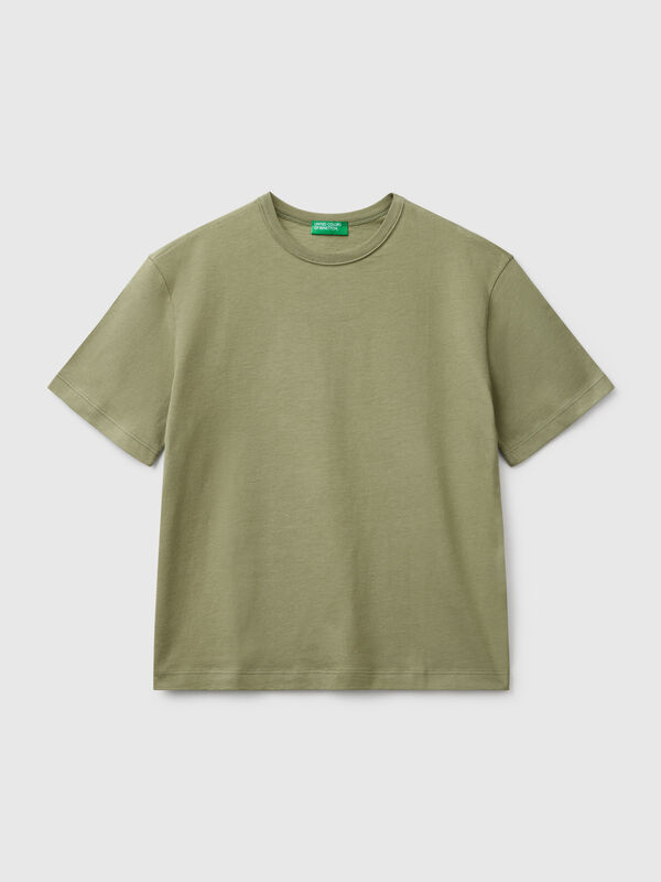 T-Shirt mit übergroßem Logo Jungen