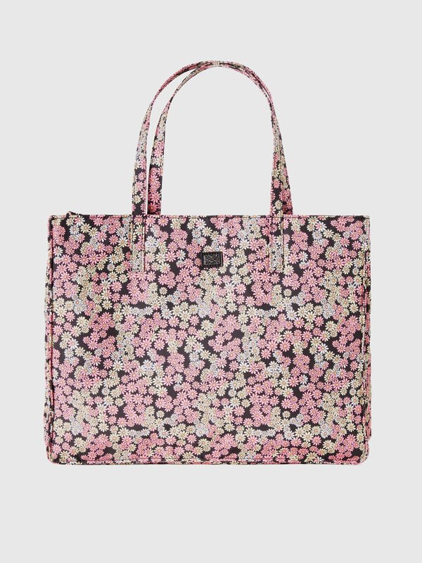 Shopping bag a fiori Donna