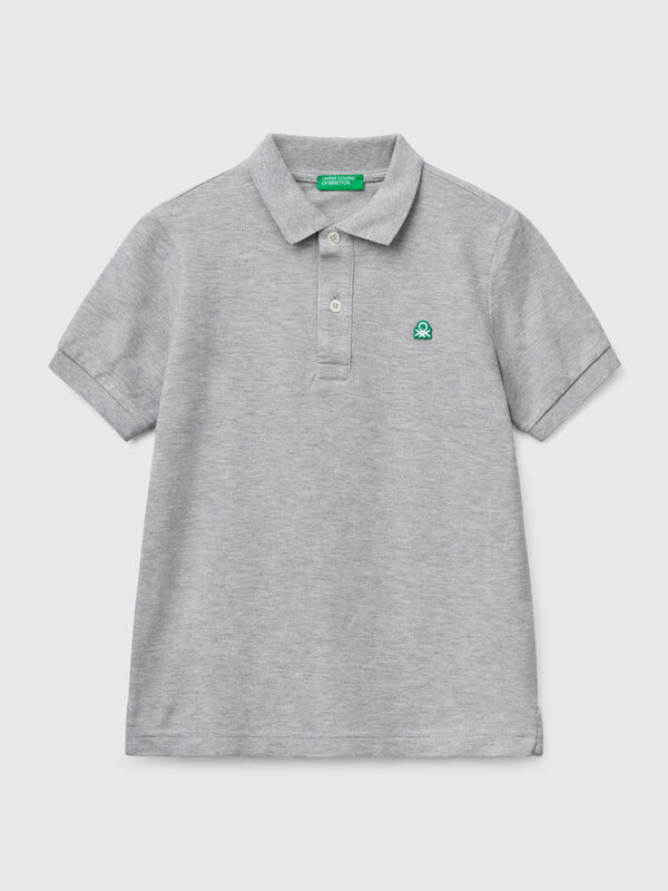 Slim Fit Poloshirt aus reiner Baumwolle Jungen