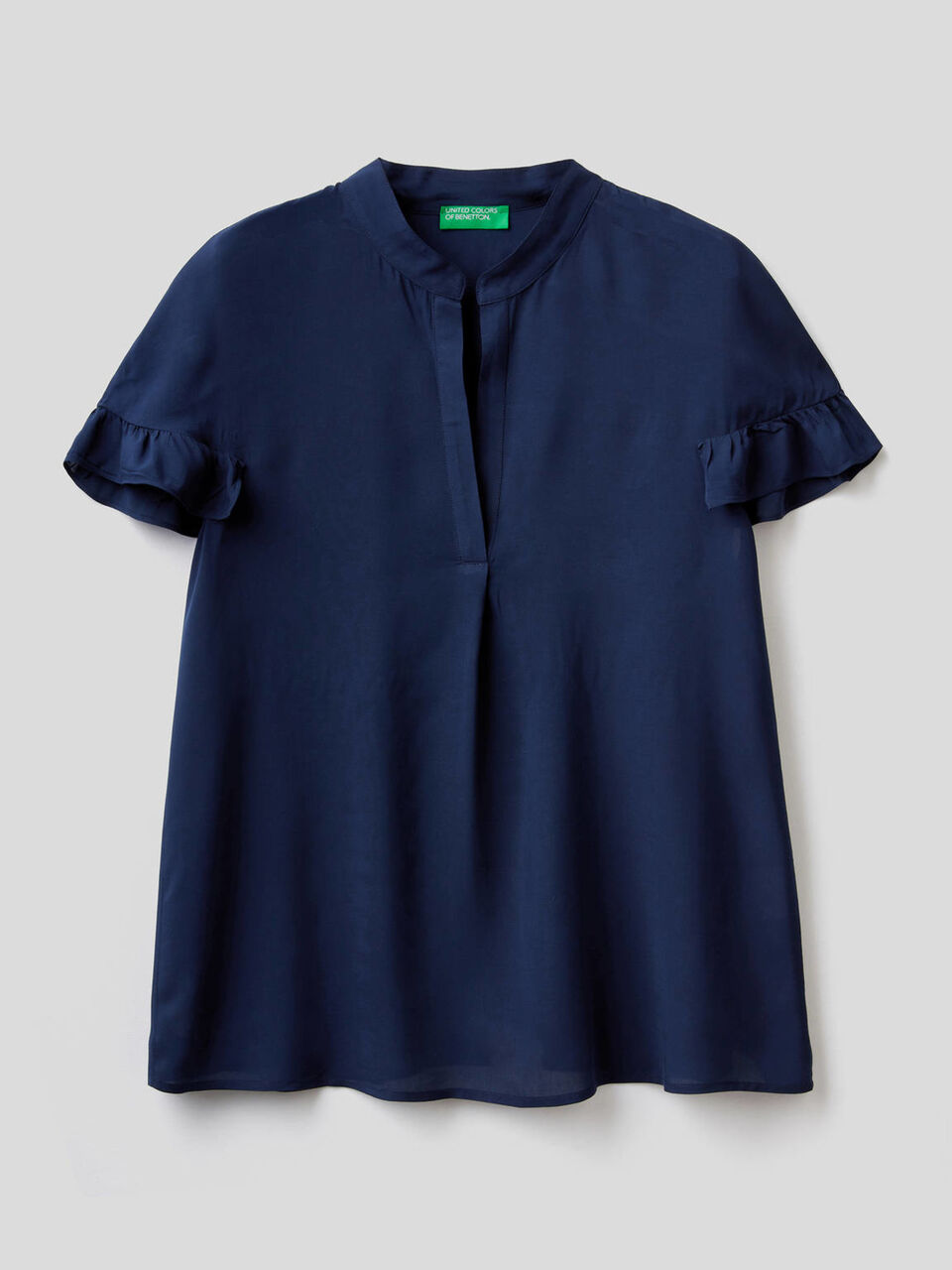 Blouse à manches courtes avec ruches image number 1