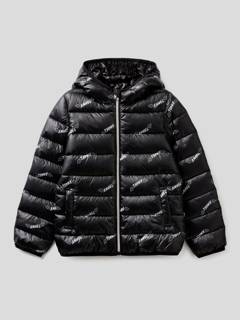 Wattierter Anorak mit Musterprint image number 1