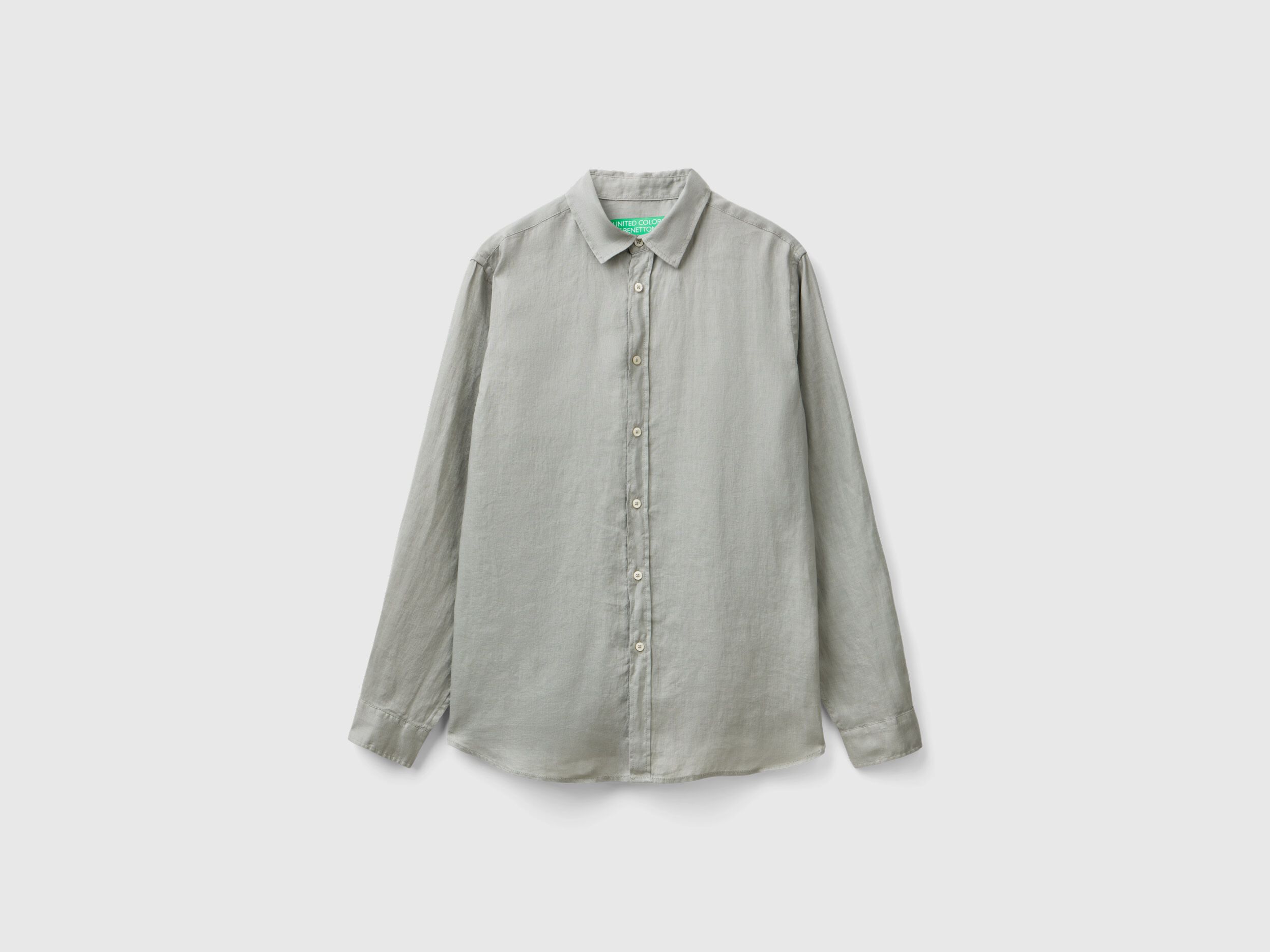 Benetton camicia lino clearance