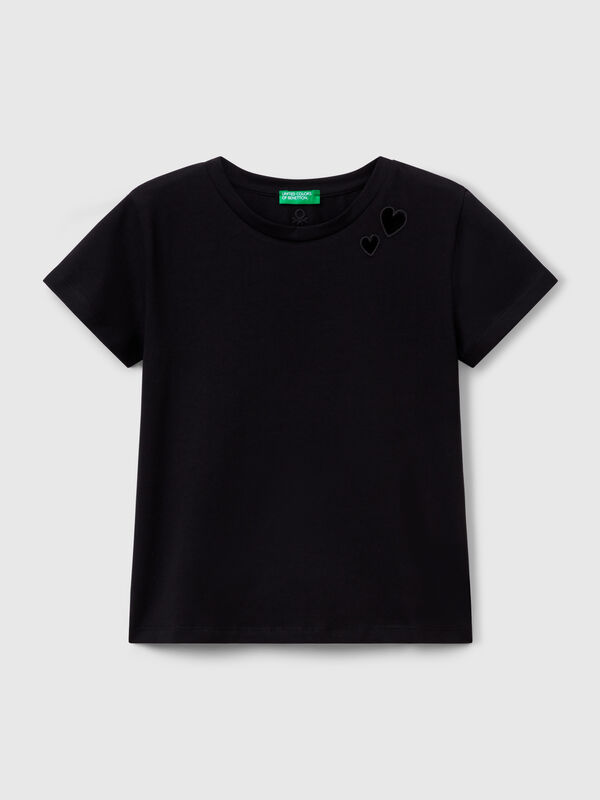 Cut out motif t-shirt Junior Girl