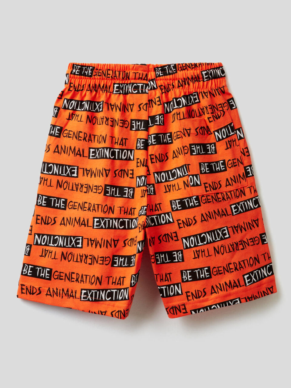 Printed 100% cotton bermudas image number 2