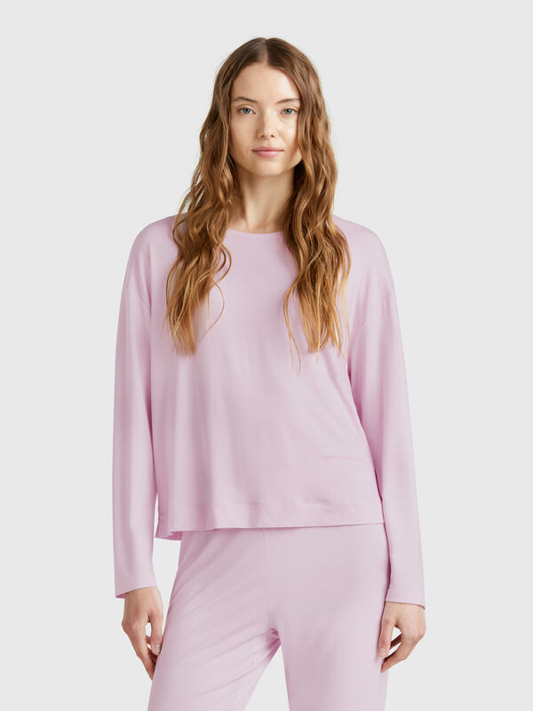 T-shirt manica lunga in Modal® stretch Donna