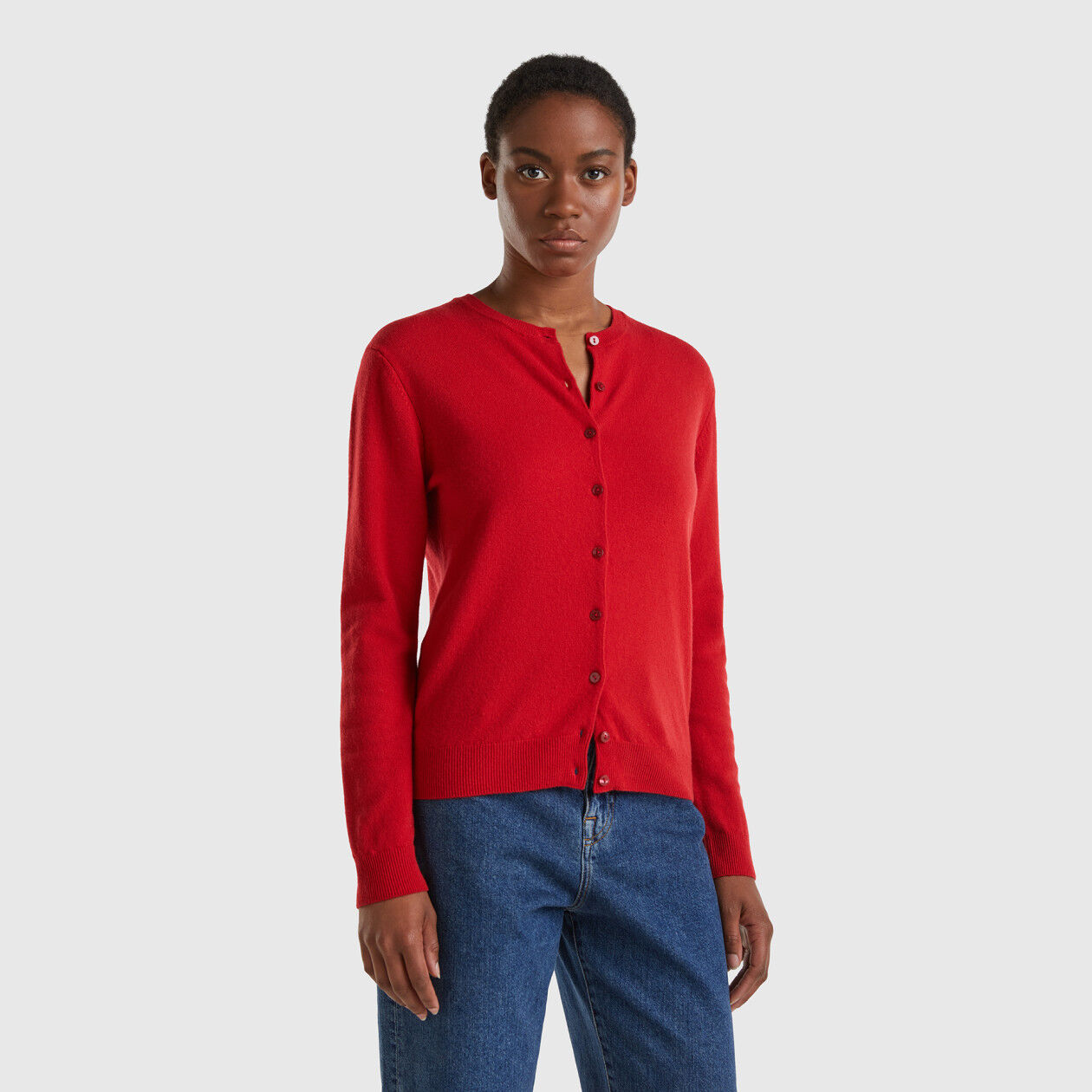 Gilet clearance laine rouge
