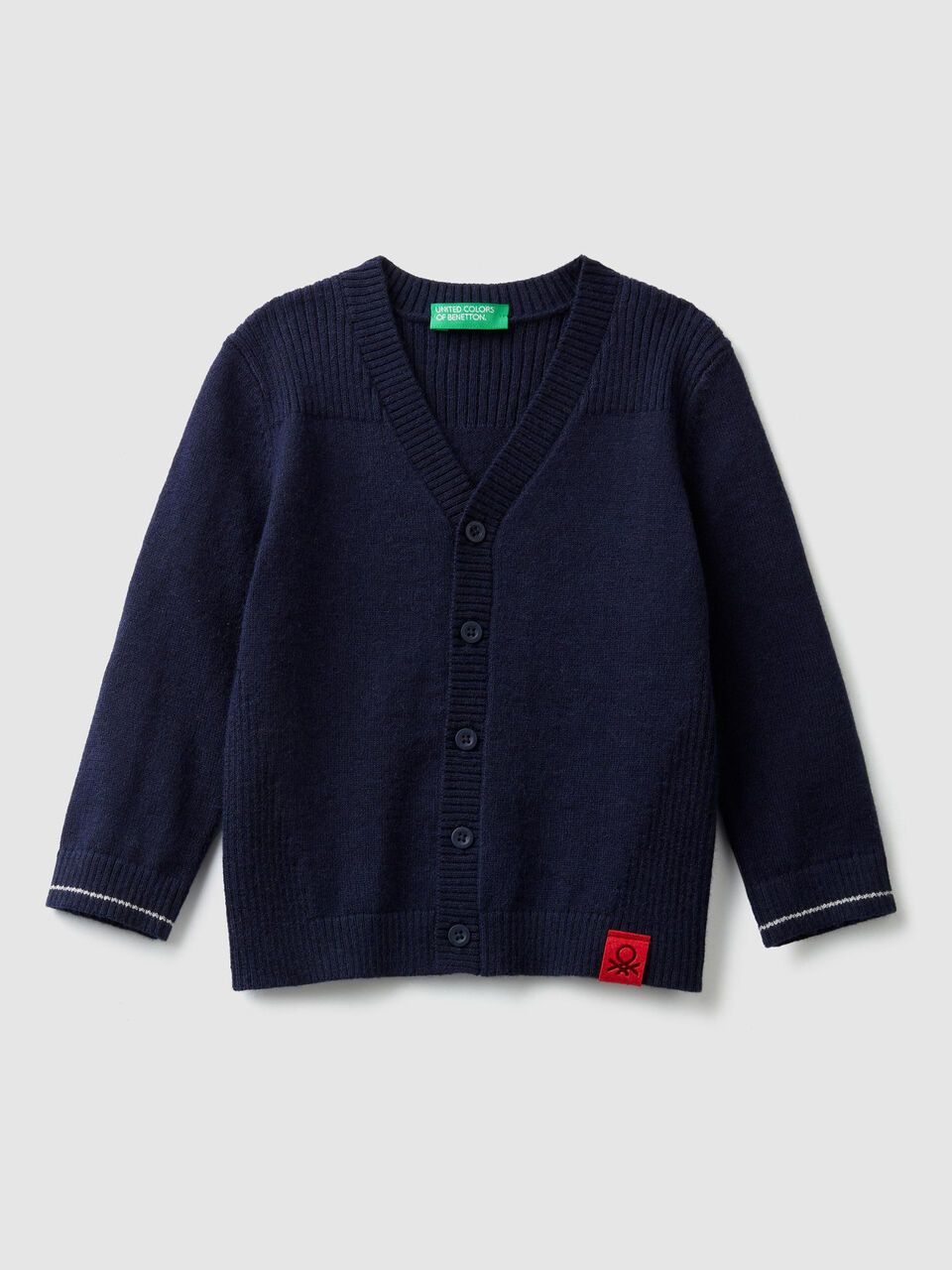 Cardigan scollo a V image number 1