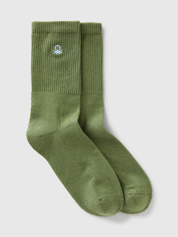 Calzini sportivi in misto cotone stretch