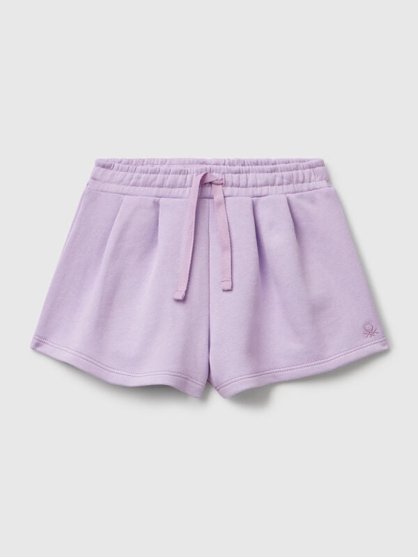 Shorts in felpa di cotone Bambina