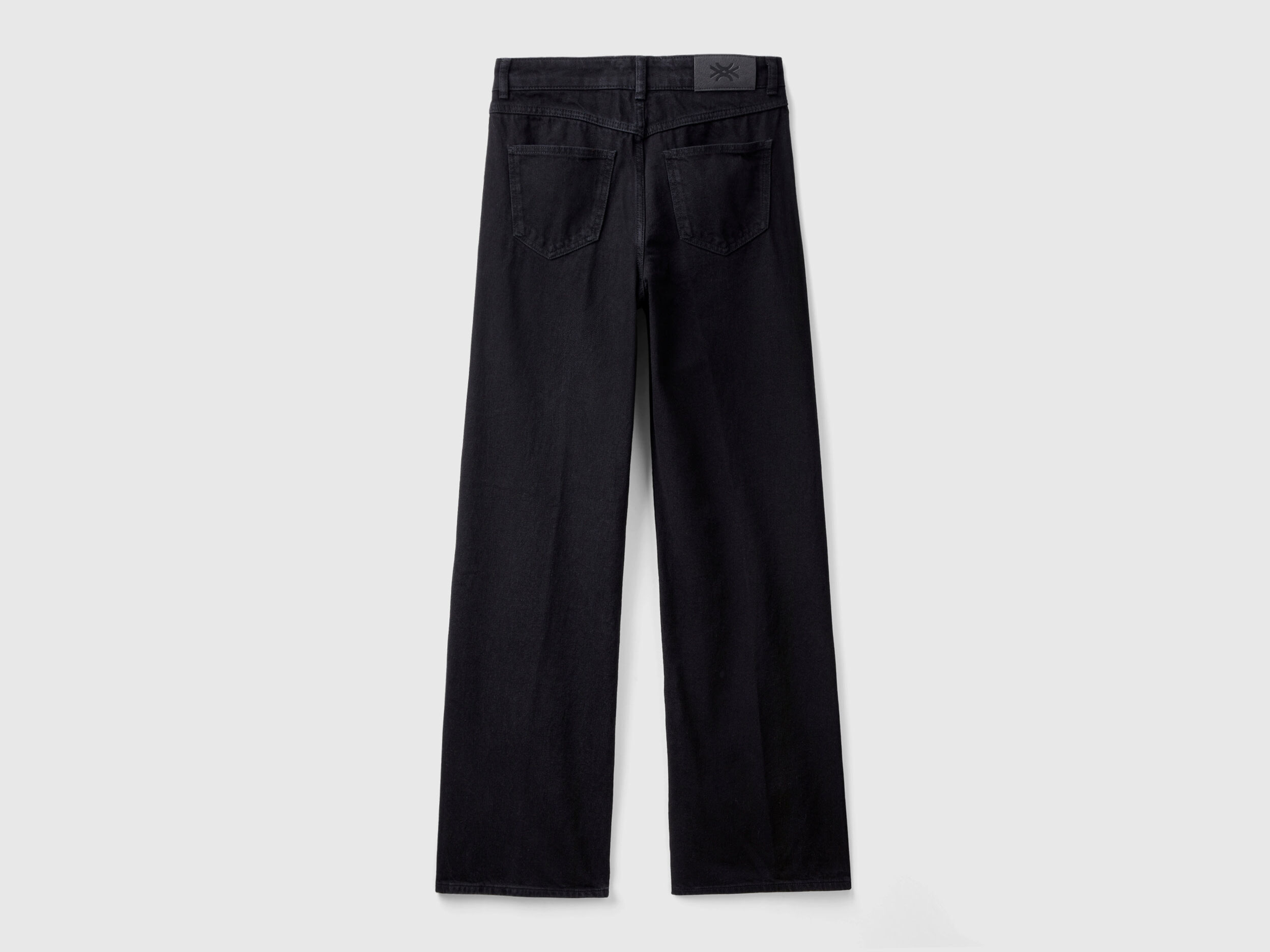 Black wide store leg jean