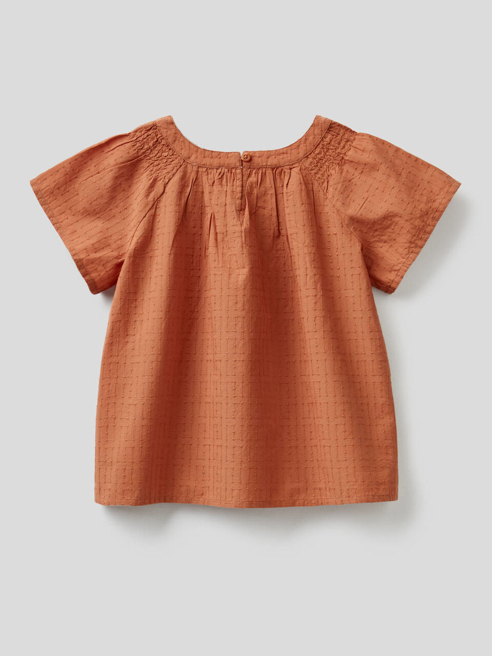 Embroidered blouse in 100% cotton image number 2