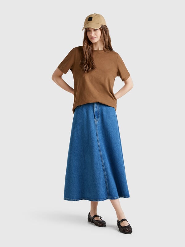 Ausgestellter Jeansrock Damen