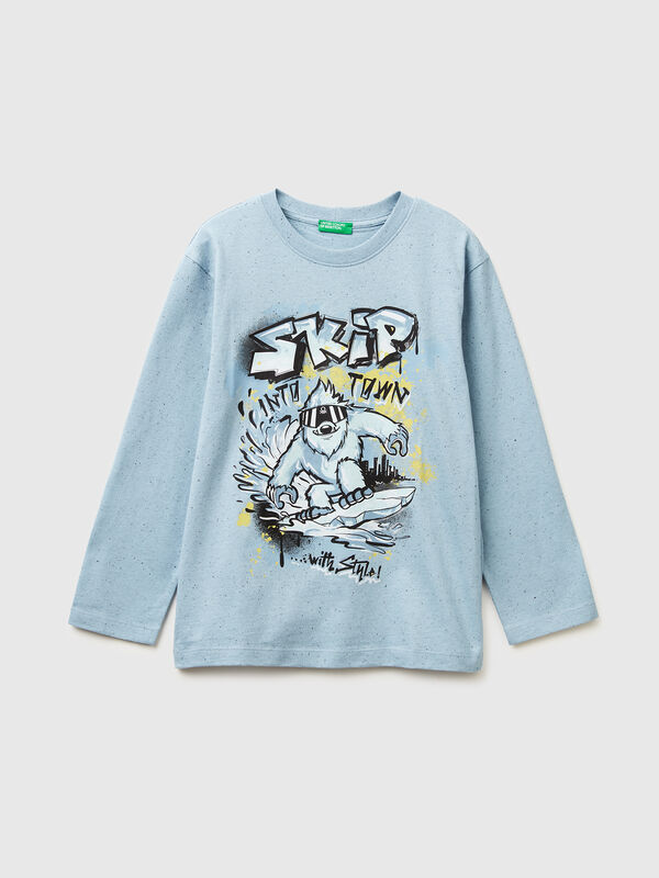 T-shirt imprimé graffiti Garçon