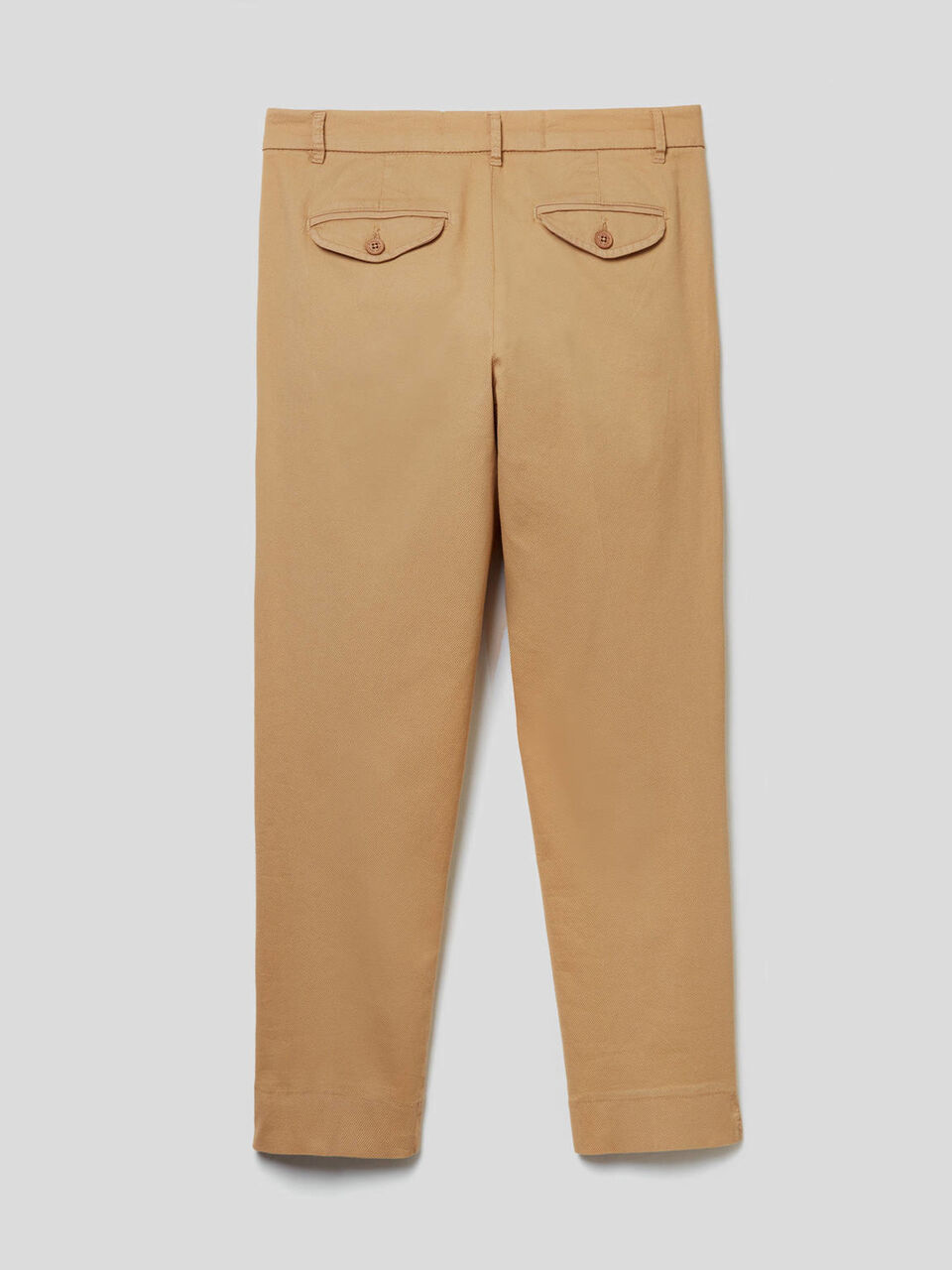 Chino cropped en coton stretch image number 2
