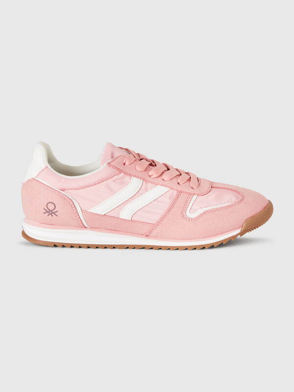 Sneakers basse effetto scamosciato Donna
