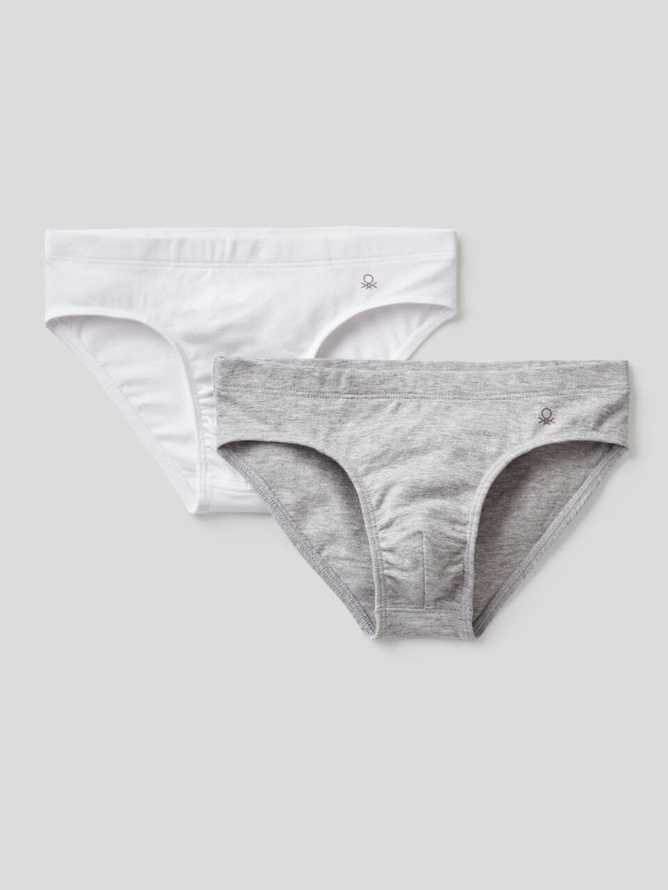 Deux slips en coton stretch image number 1