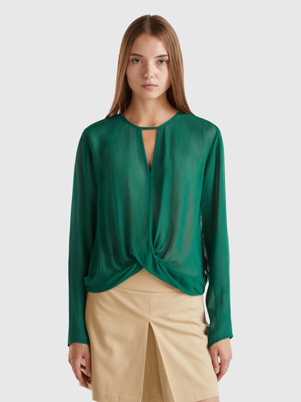 Blouse en pure viscose Femme