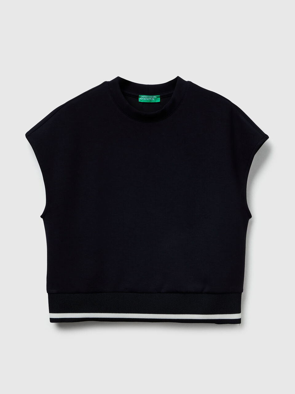 SLEEVELESS SWEATER Femme image number null
