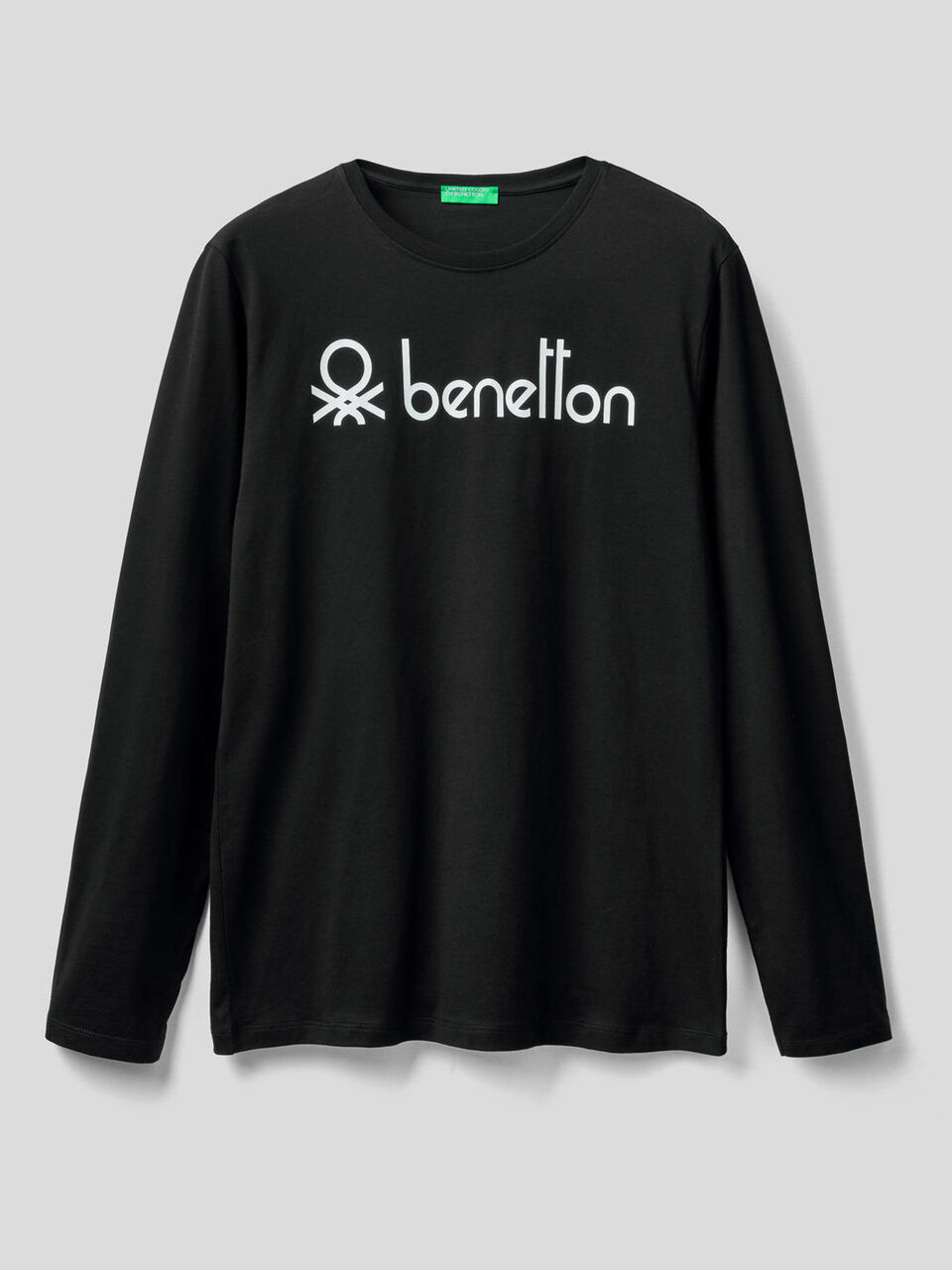 T-shirt manica lunga con stampa logo image number 1