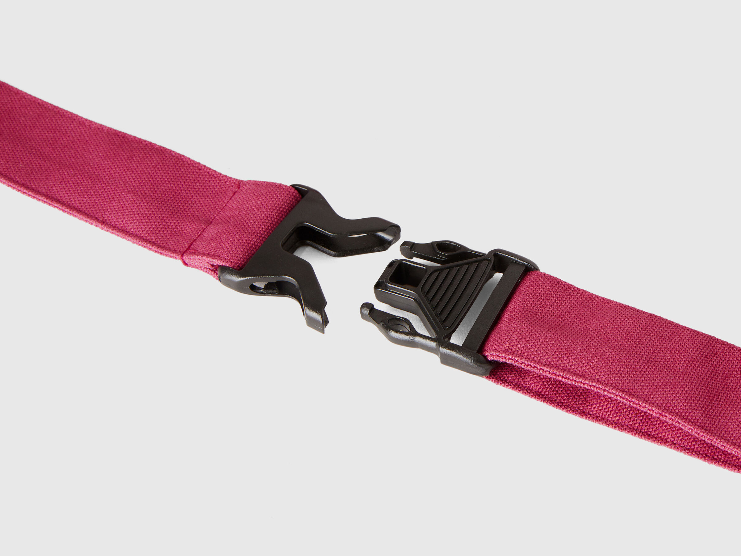 Burgundy pouch in pure cotton image number 2