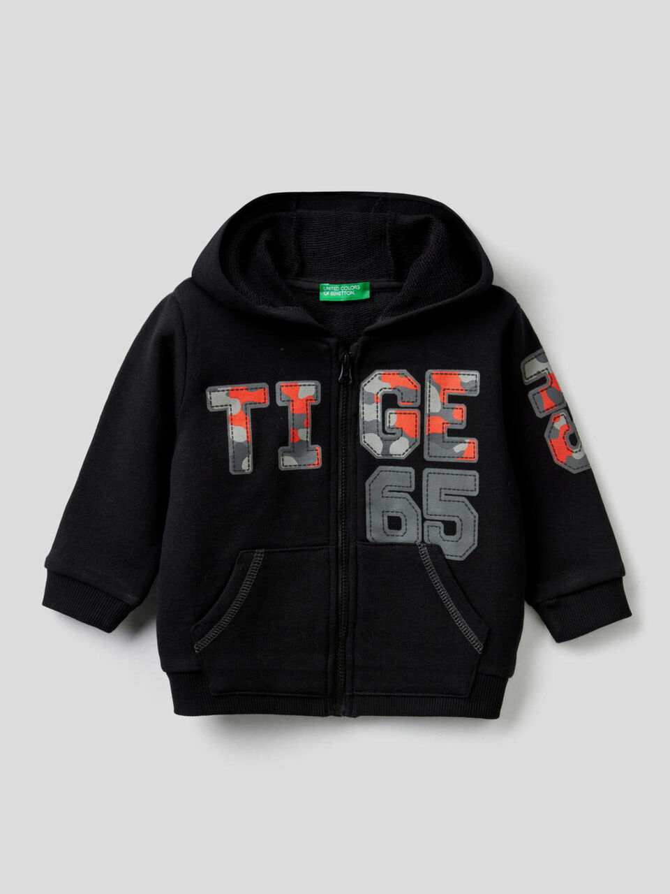 Sweatshirt mit Reißverschluss und Kapuze image number 1