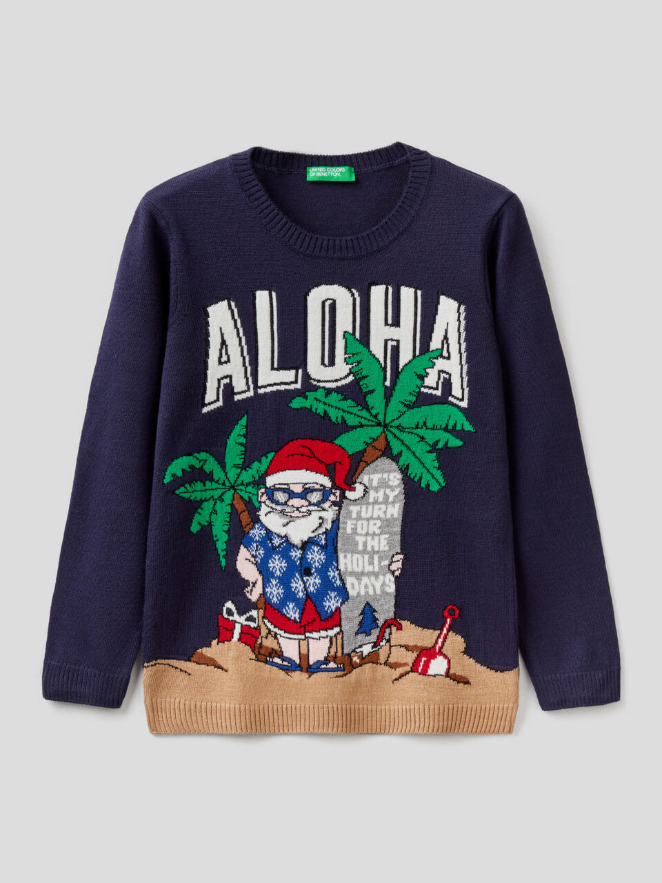 Pull avec motif à intarsia image number 1