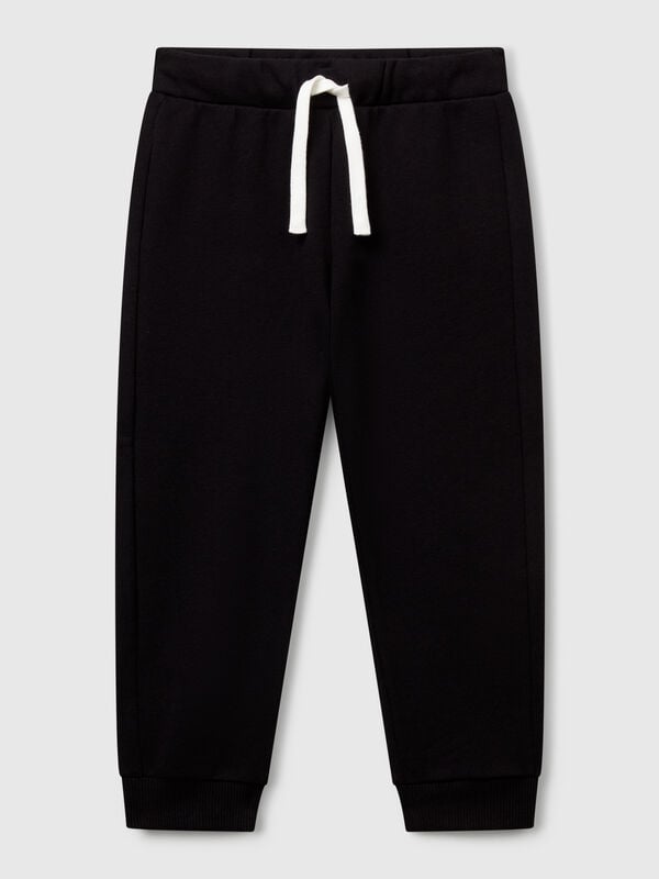 Pantaloni in cotone con logo Bambino