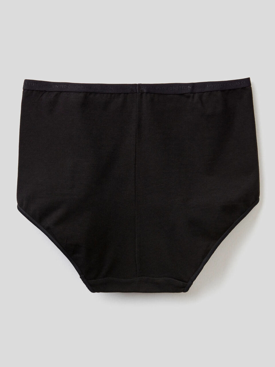 Culotte fianco alto in cotone stretch image number 2
