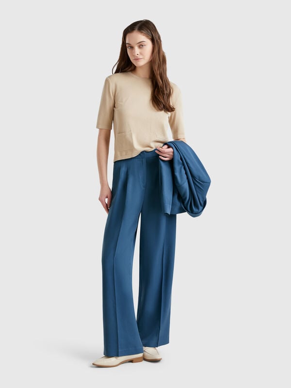 Weite, fließende Hose Damen