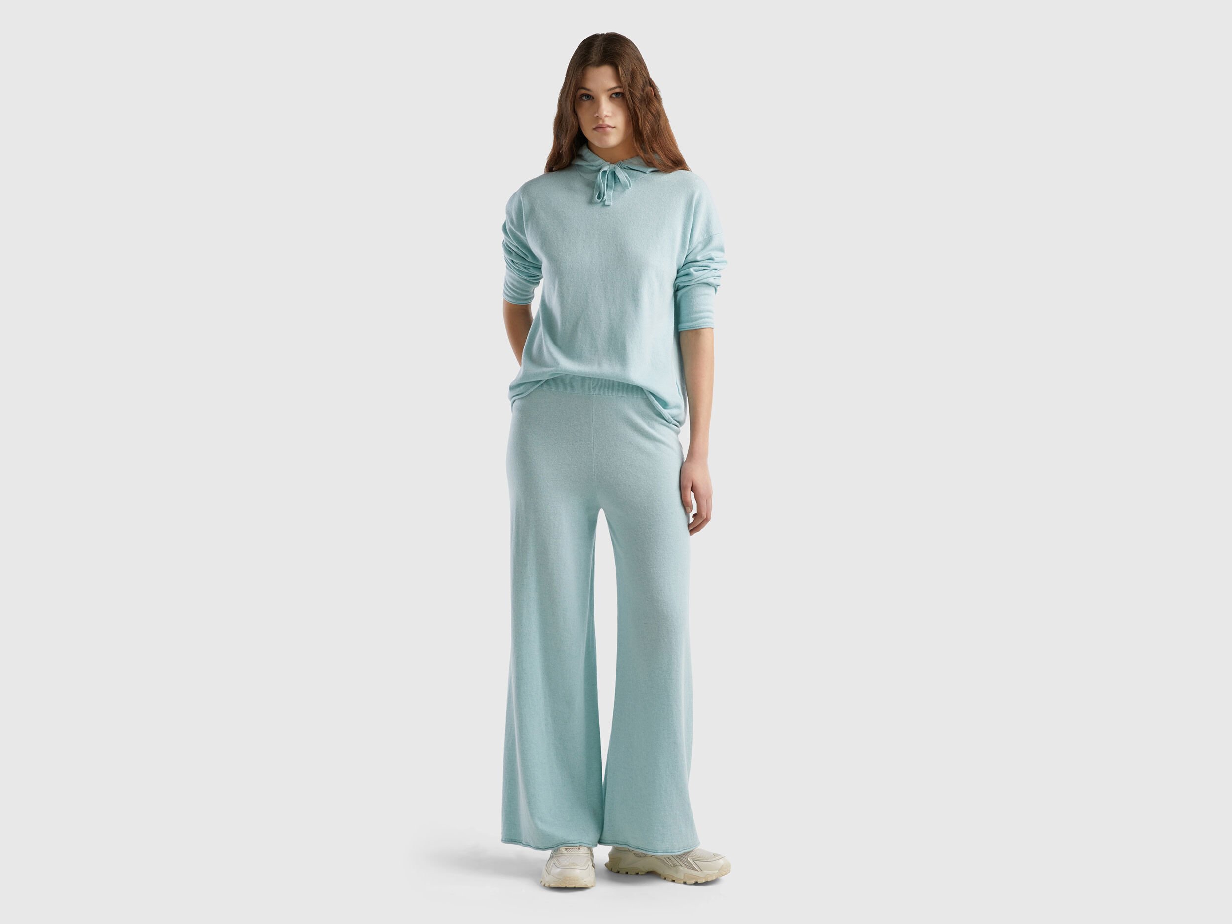 Pantaloni cashmere benetton on sale