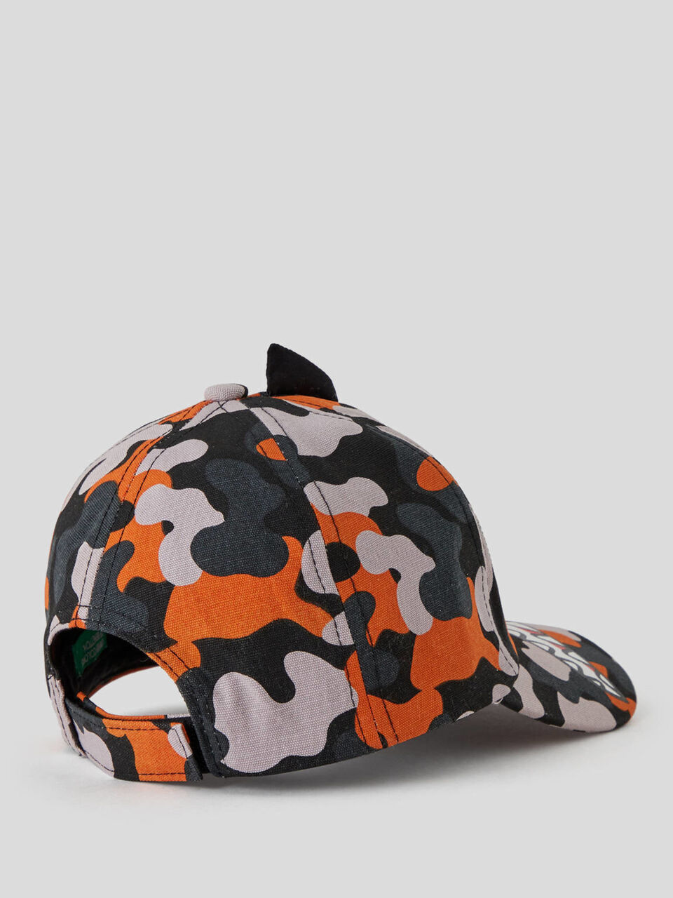 Hat with brim in pure cotton image number 2