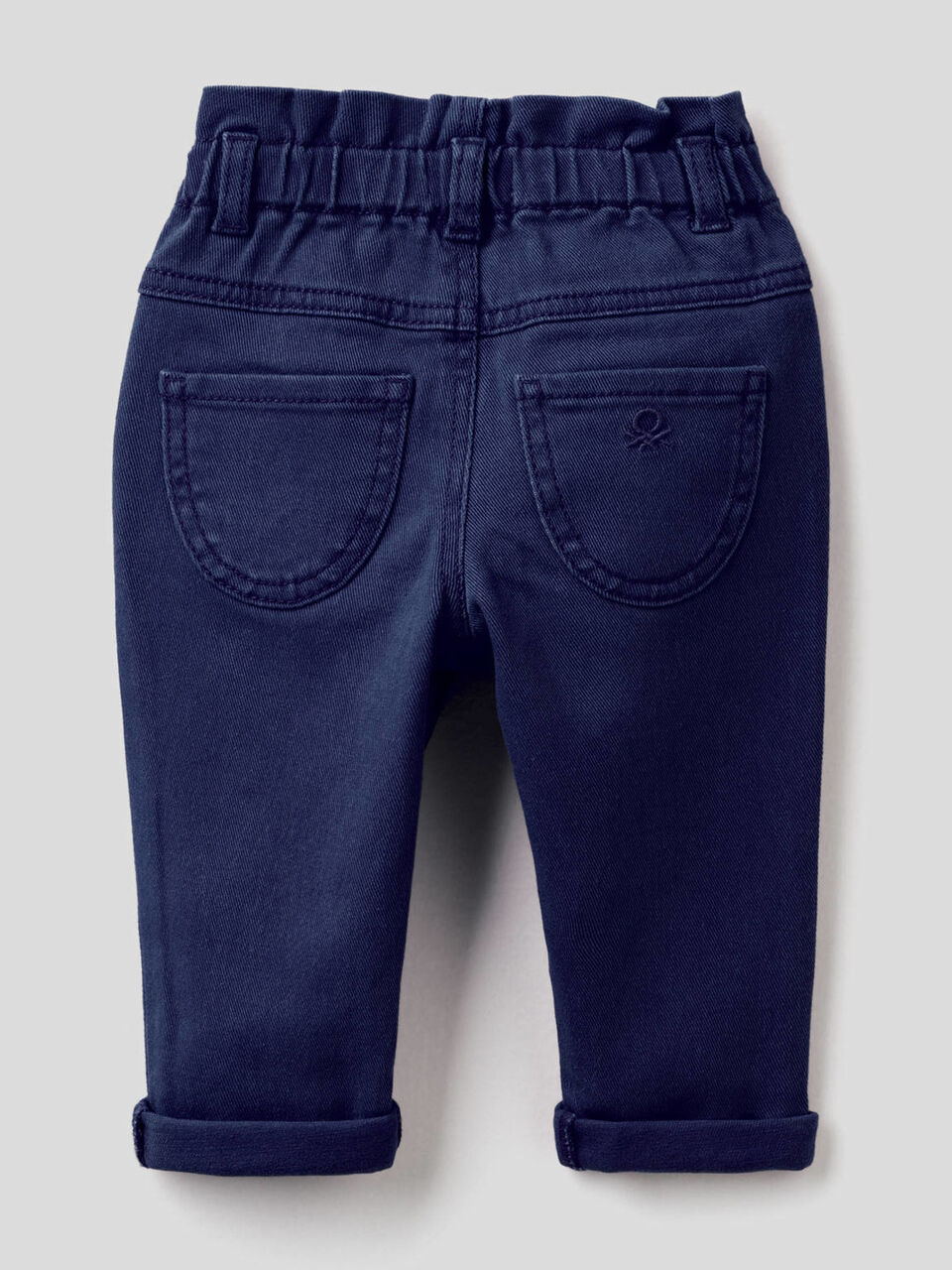 Pantalon paperbag en coton bio image number 2