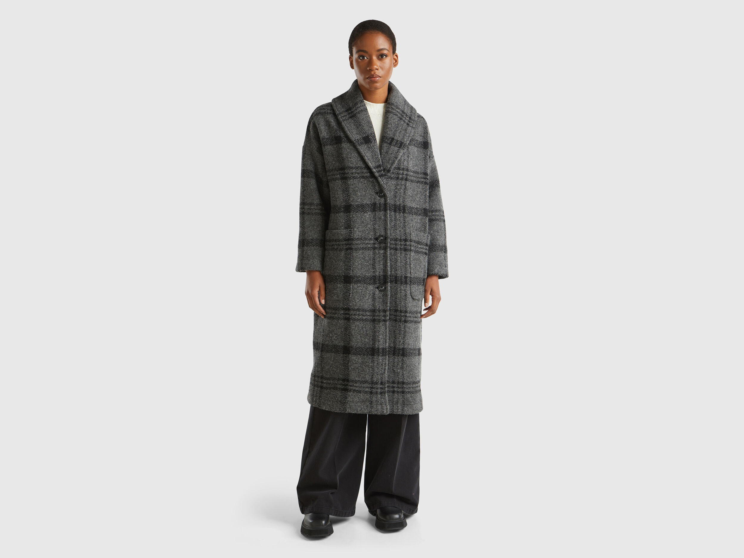 Benetton cappotti donna outlet